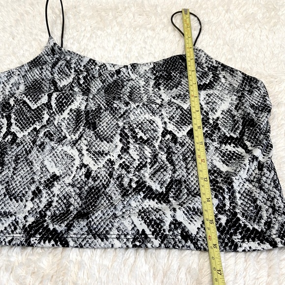 GARAGE Snake Print Tank Top - Size:M - Picture 4 of 8